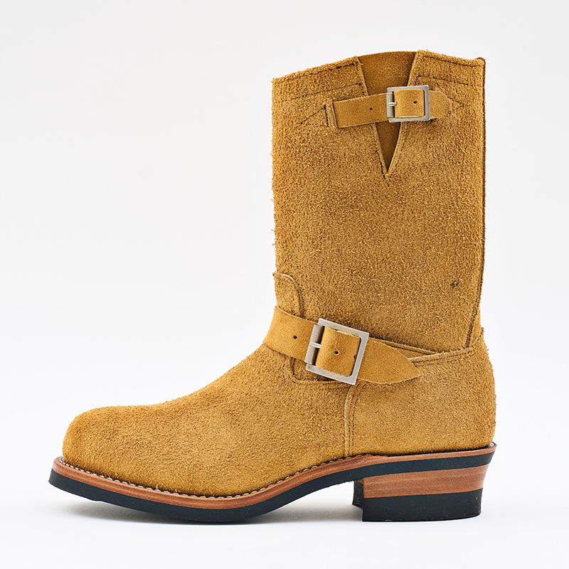 KEYSTONE ENGINEER BOOT ROUGHOUT TAN (2024) | ブーツリペアショップ