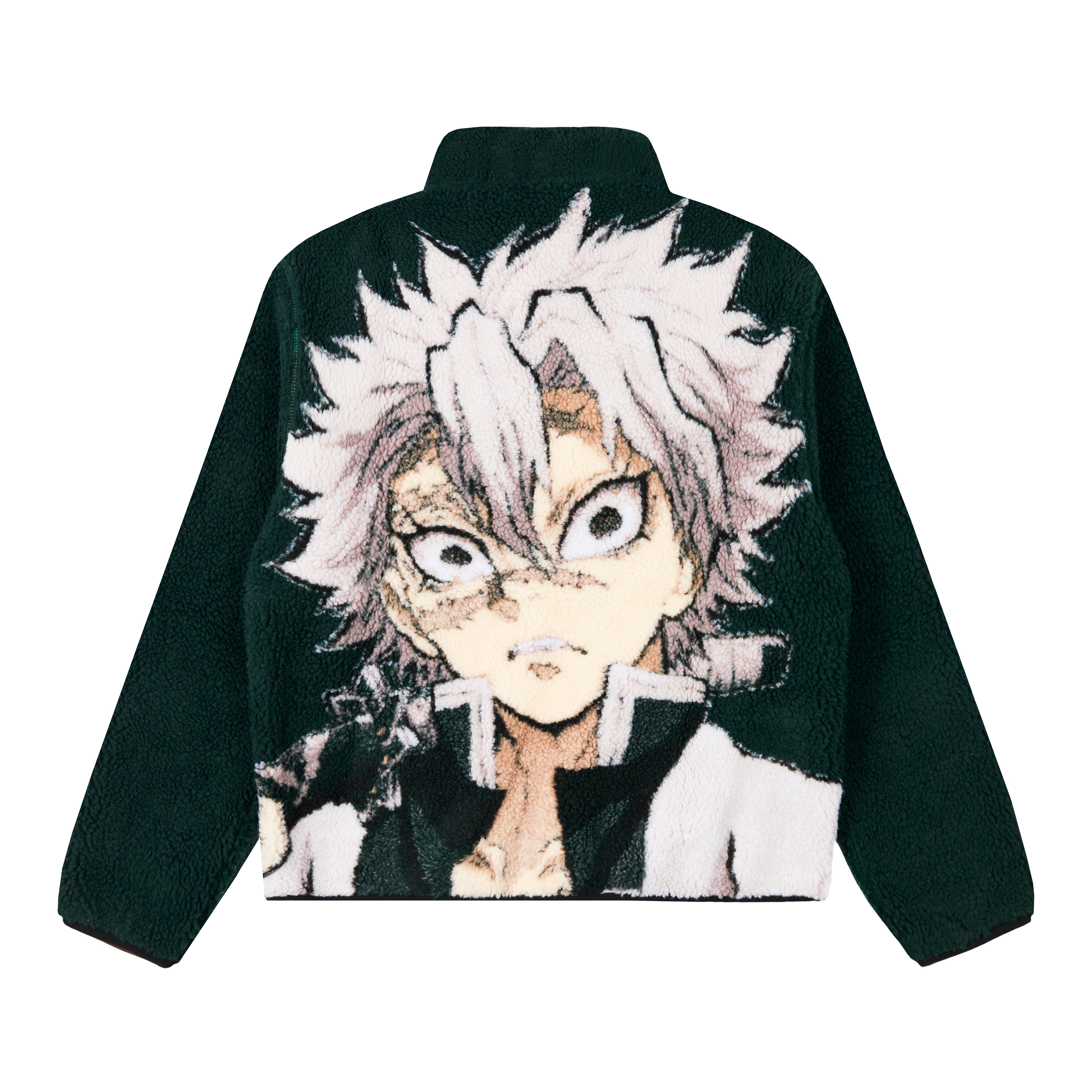 DEMON SLAYER SANEMI SHERPA JACKET (DARK GREEN) – Hypland