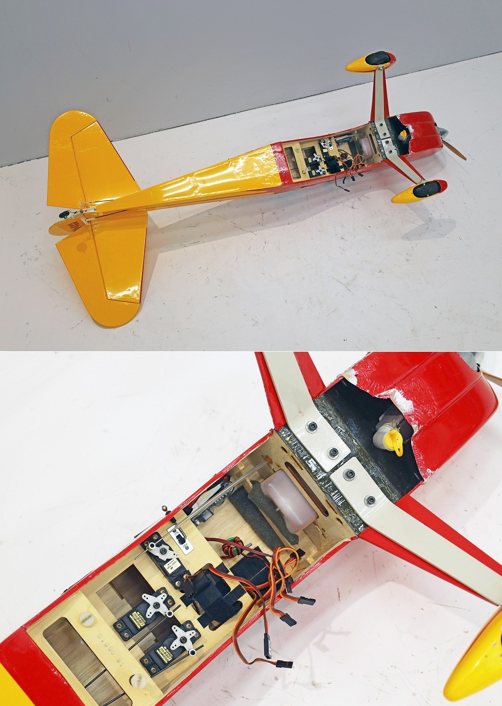 3194B25 ラジコン飛行機 N475RC OSエンジン付き スペースウォーカー