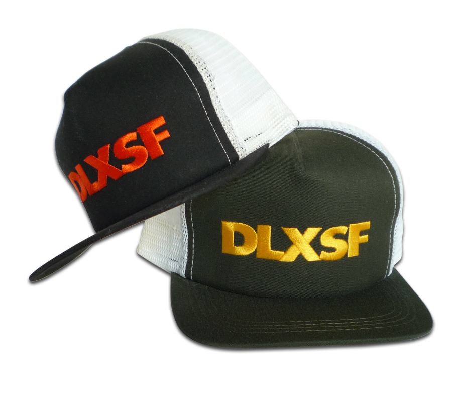 DLXSF LOGO EMBROIDERY MESH CAP キャップ メッシュキャップ