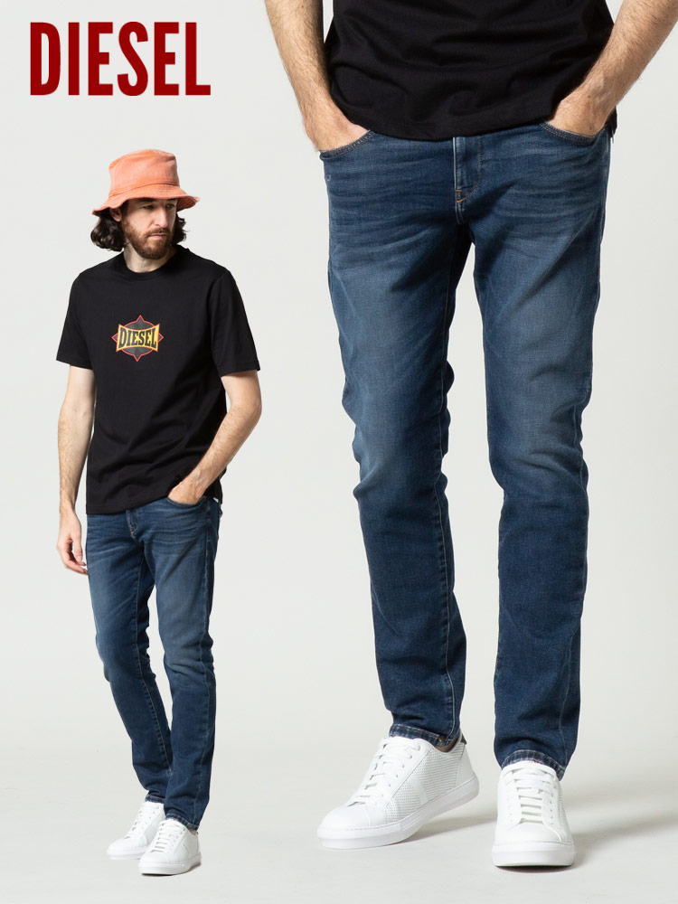 DIESEL ディーゼル メンズ デニム パンツ ジップフライ ジーンズ D