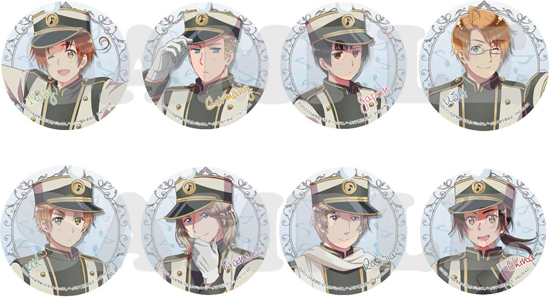 ヘタリア The Beautiful World キラキラ缶バッジコレクション