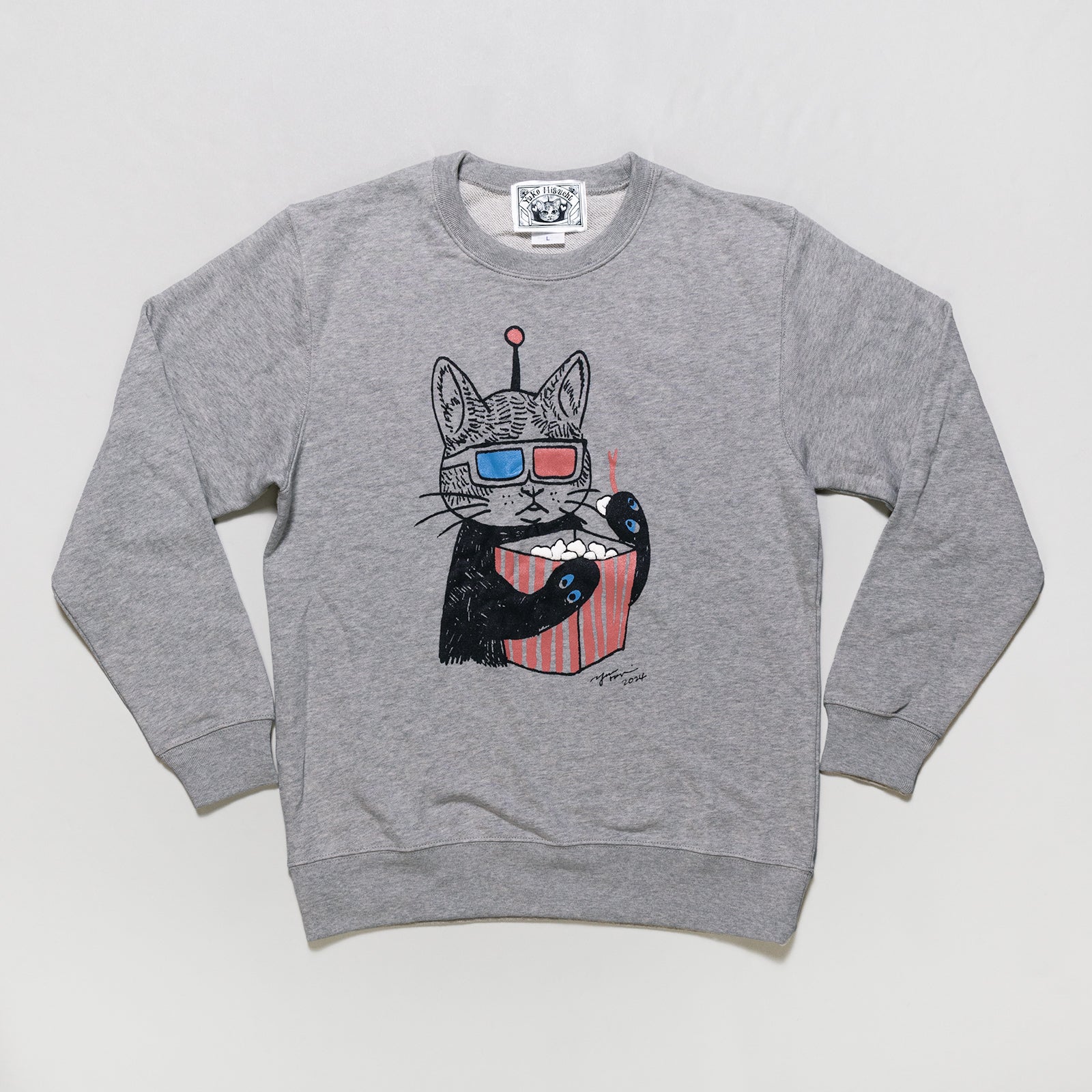 トレーナー 3Dメガネで鑑賞中 – ボリス雑貨店