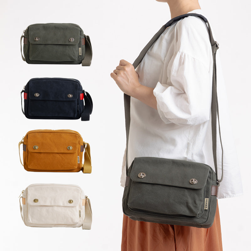 ひねりショルダーバッグM – 日乃本帆布