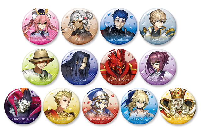 株式会社ホビーストック:: 商品詳細 - Fate/EXTELLA LINK 缶バッジ