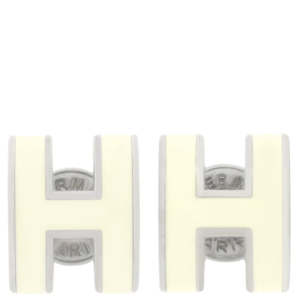 エルメス HERMES ポップアッシュ Hピアス ミニ ジョーヌスフルパールX