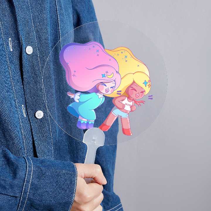 クリアうちわ - idworld