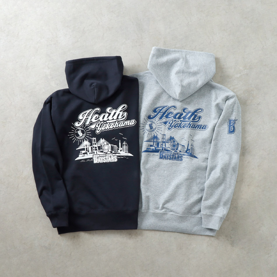 HEATH】GREAT BALL ZIP P/K横浜DeNAベイスターズ公認ライセンス ジップ