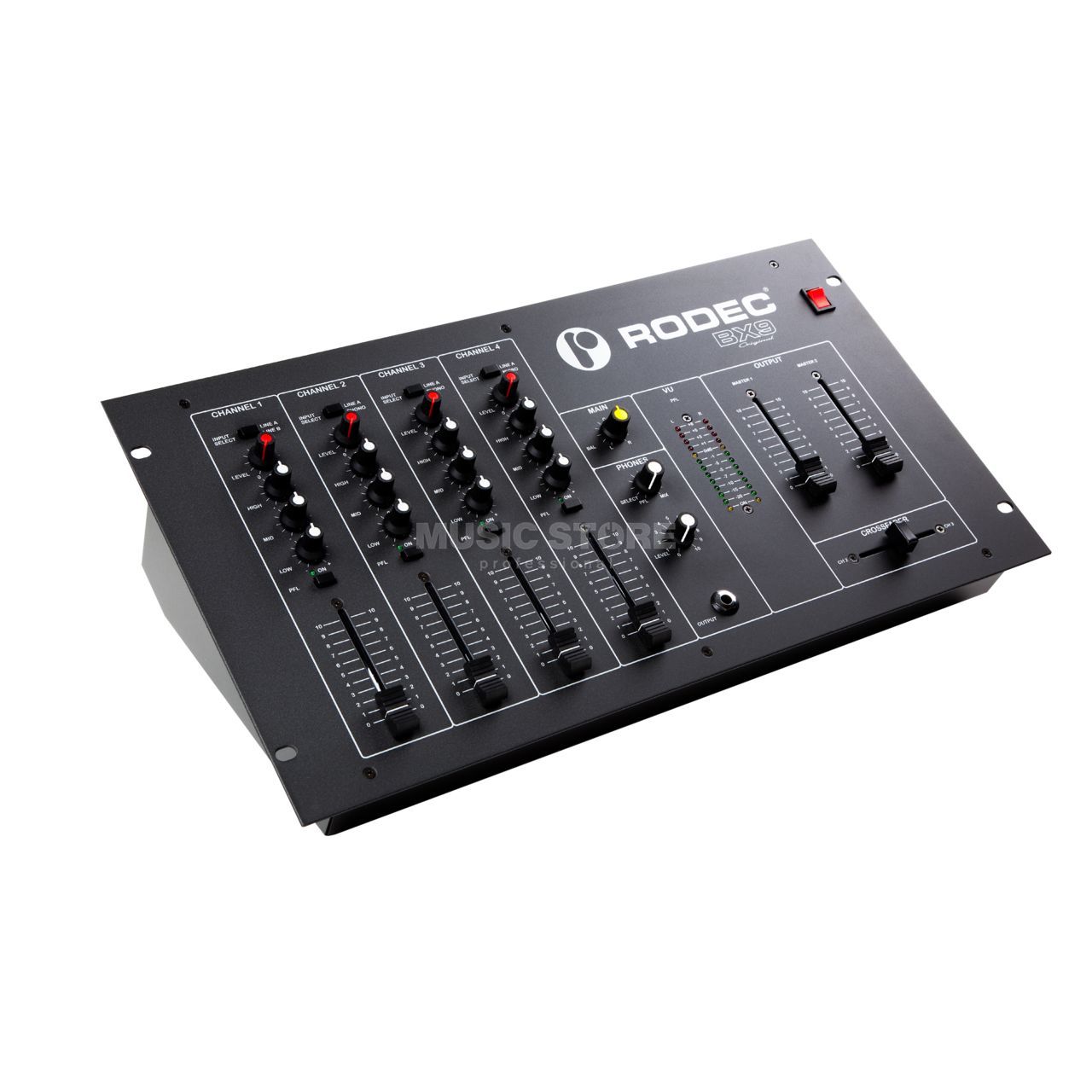 Rodec BX9 Original 4-Channel Club Mixer, 19
