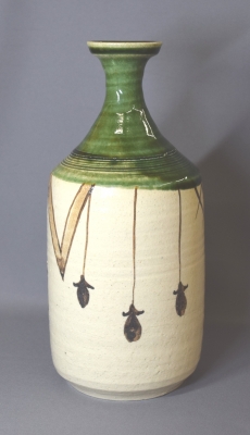 加藤十右衛門 織部 花入 | 茶道具 小西康のぶろぐ