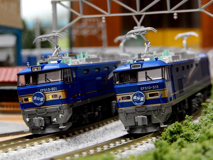 Nゲージ鉄道模型】KATO EF510-500北斗星/カシオペア色模型で綴る