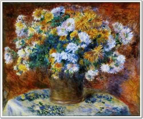 ルノワールが描いた「菊」 | アート名画館 公式ブログ