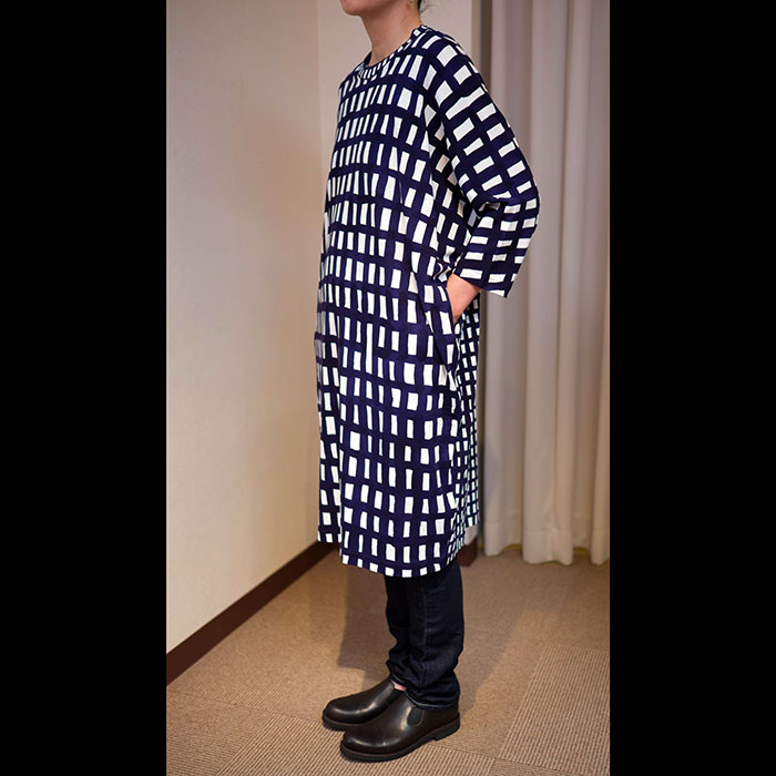 mina perhonen ミナペルホネン sora check カットソーワンピース（TA