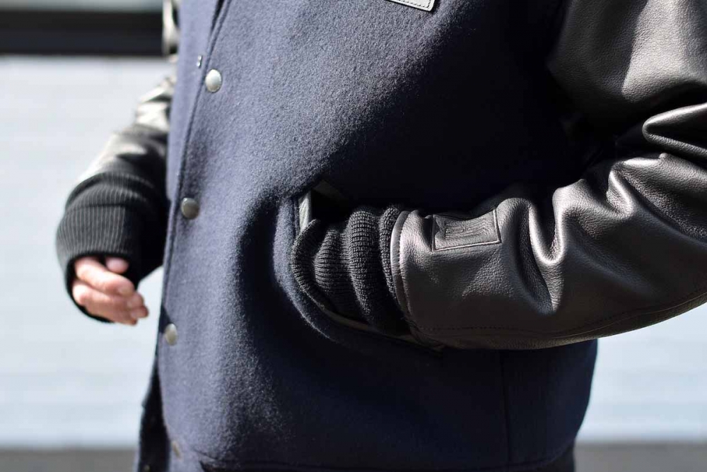 N.HOOLYWOOD 上品なレザーを用いたスタジャンが、この秋冬使いやすい
