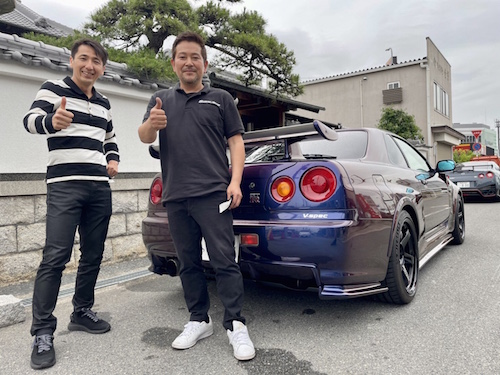 どうしても付けたかったR34のディフューザー！グローバルオート製品