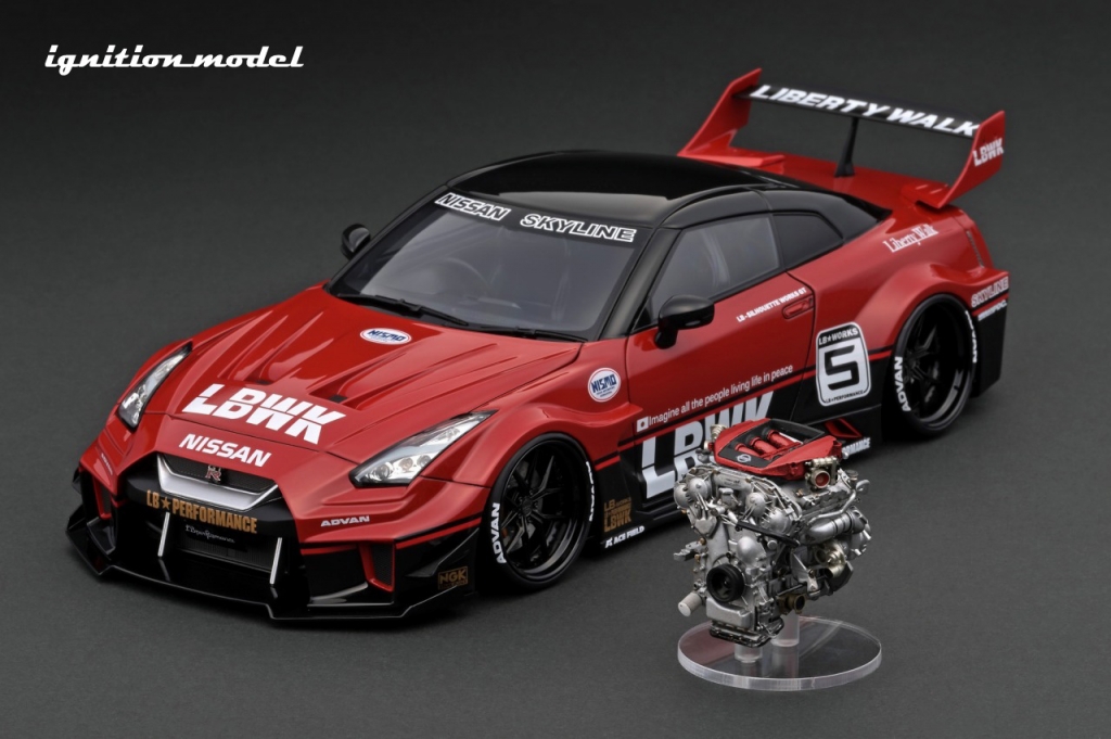 告知：1/18 エンジン付 WEB限定「LB-Silhouette WORKS 35GT-RR」7/25