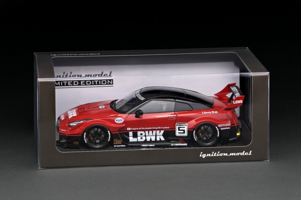 告知：1/18 エンジン付 WEB限定「LB-Silhouette WORKS 35GT-RR」7/25