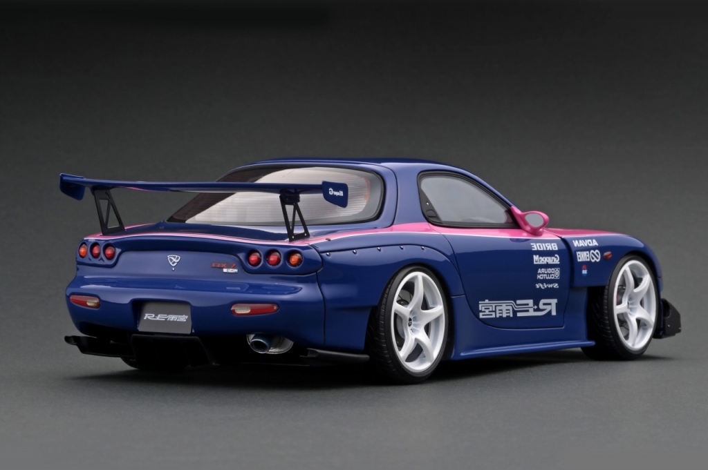 告知：1/18 フィギュア付 WEB限定「RE雨宮製 RX-7 (FD3S)」3/14(月
