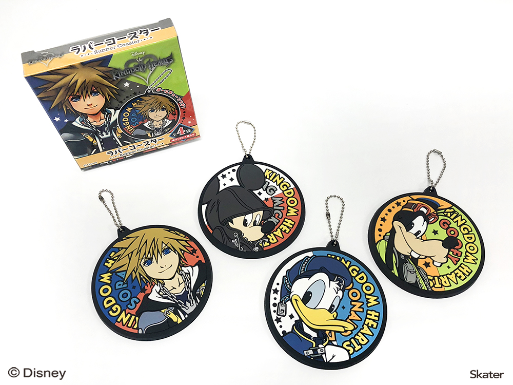 新商品】キングダム ハーツのピンズコレクション、ラバーコースターが