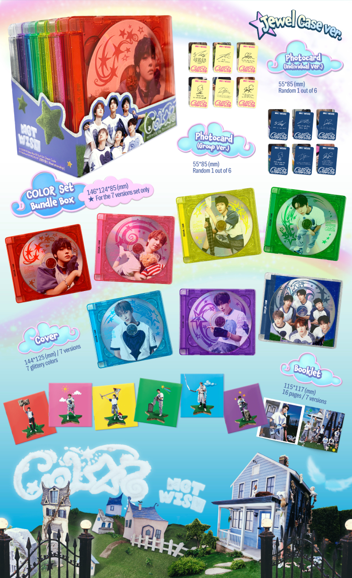 韓国盤】COLOR (Jewel Case Ver./ 7種ランダム)《応募無し》｜NCT WISH
