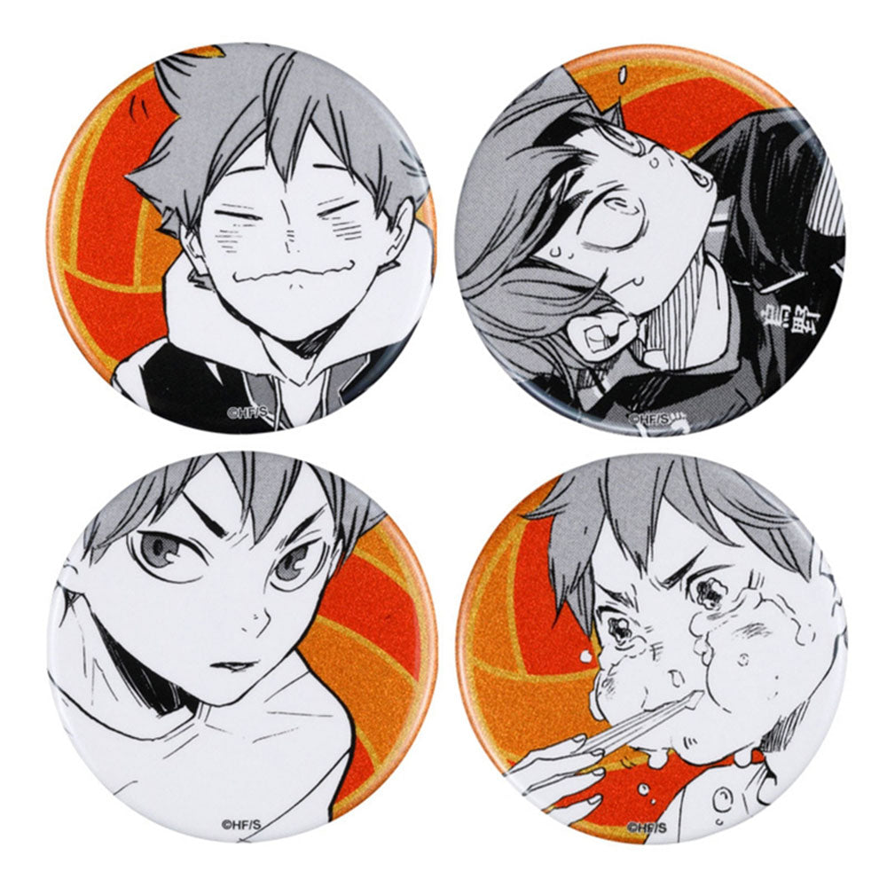 ハイキュー!!』缶バッジ4個セット EMOTIONS 日向翔陽 – JUMP SHOP
