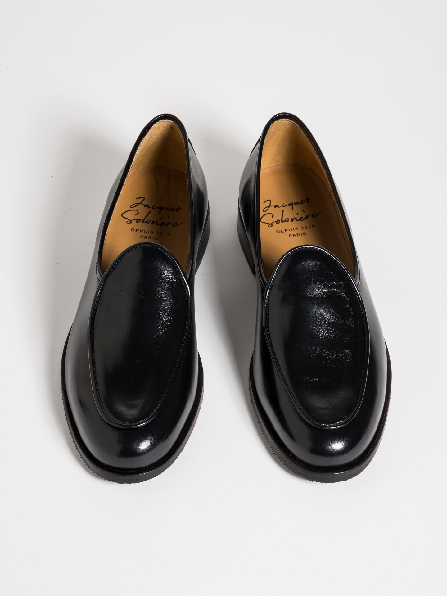 JACQUES NEW BLACK LEATHER – Jacques Solovière Paris