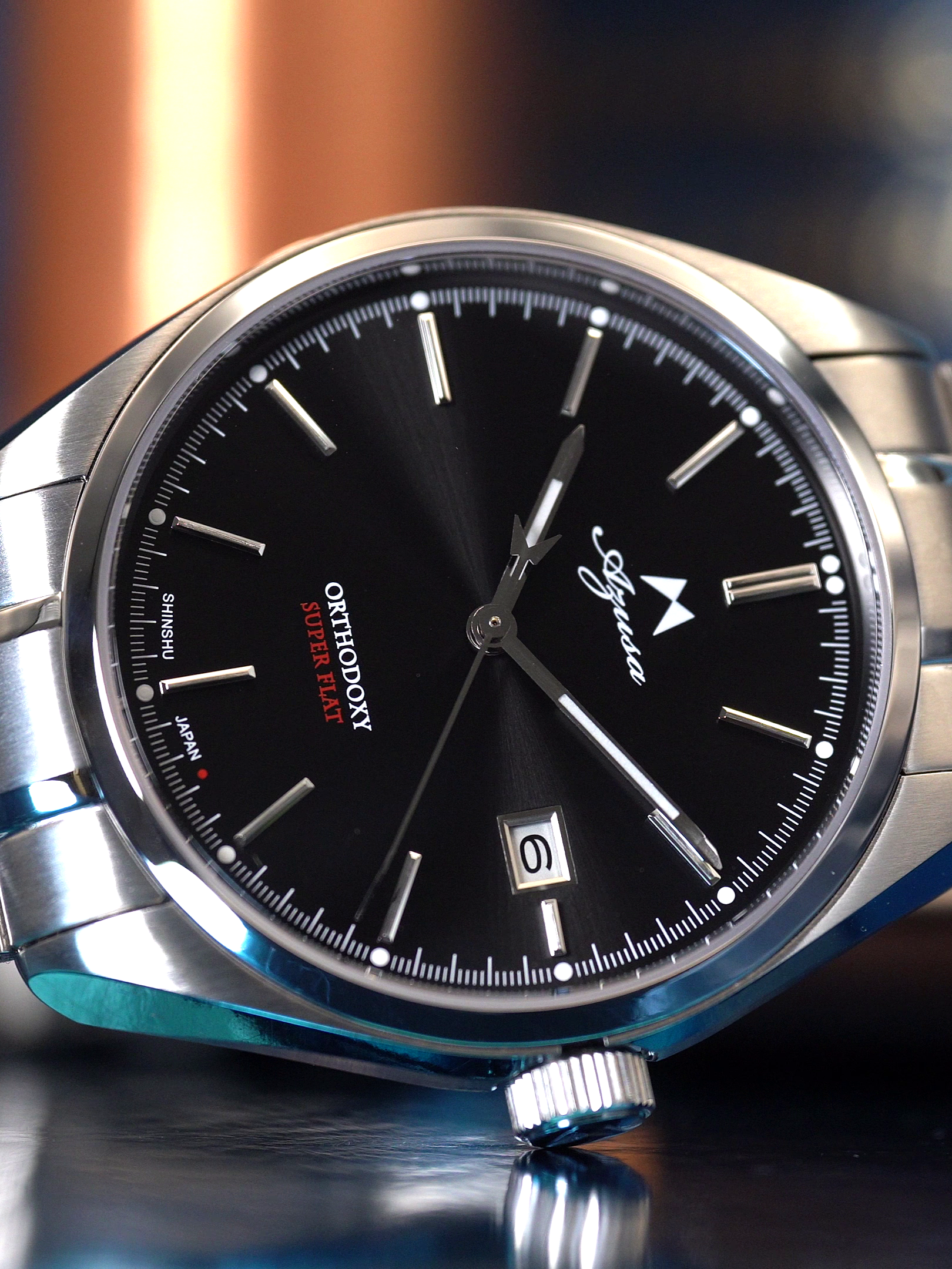 Azusa ORTHODOXY-R Basic Black – Japanese Microbrands - Mario Lenke