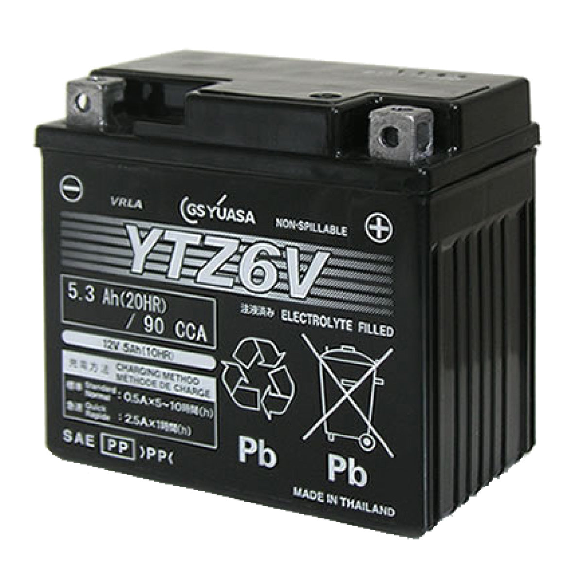 GSユアサ YTZ6V （シールド型） バイク用バッテリー – バッテリー