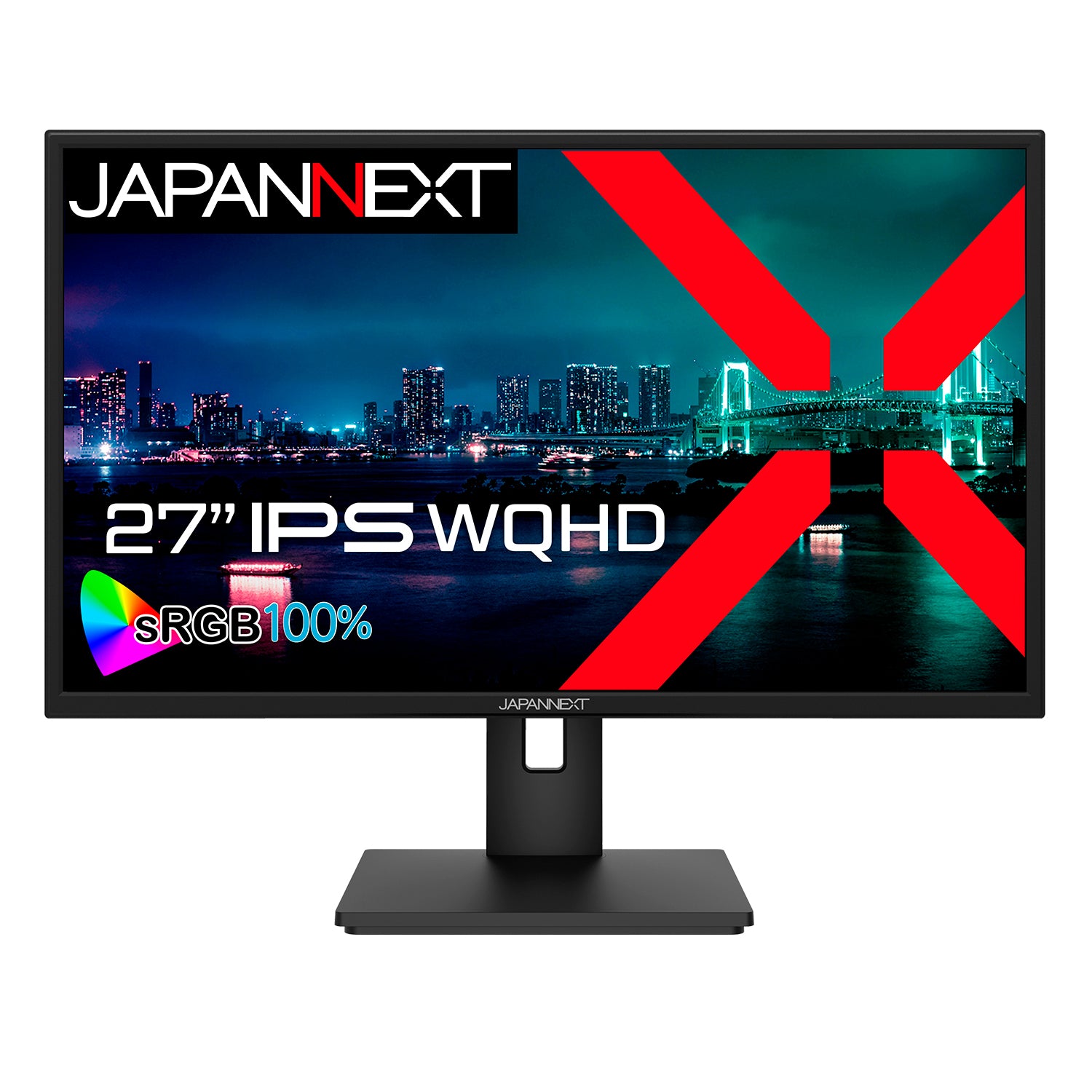 JAPANNEXT 27インチ IPSパネル搭載 WQHD(2560x1440)解像度 液晶