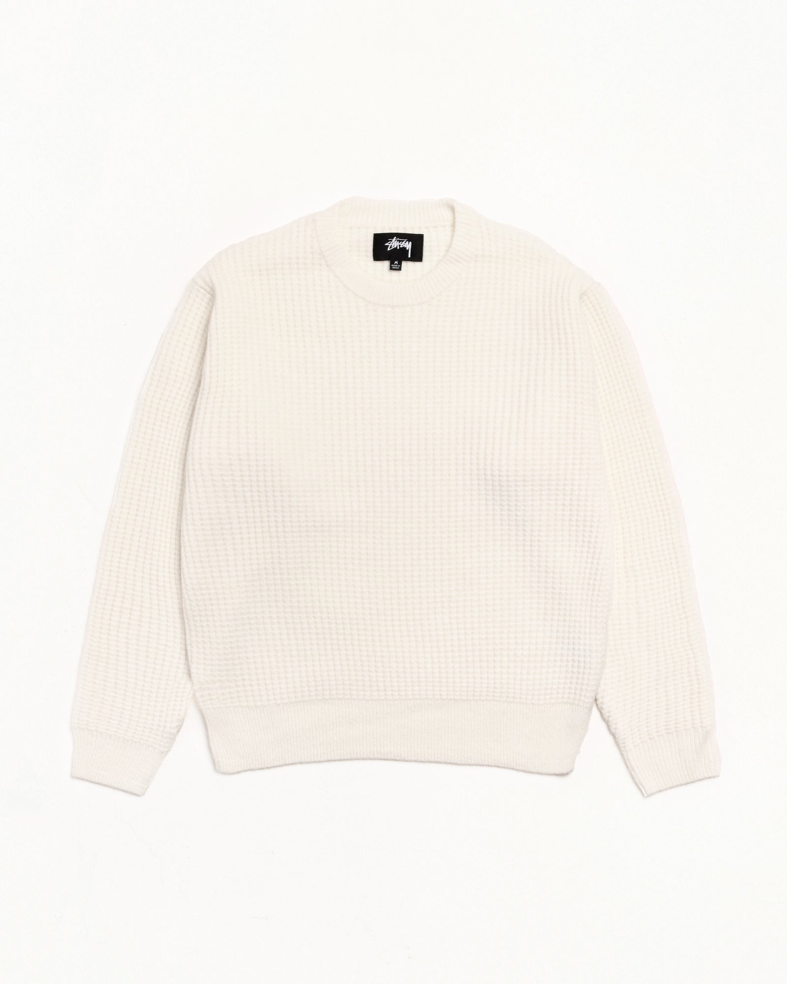 Waffle Cashmere Sweater – Ivory | Sweaters & Knits | Stüssy Japan