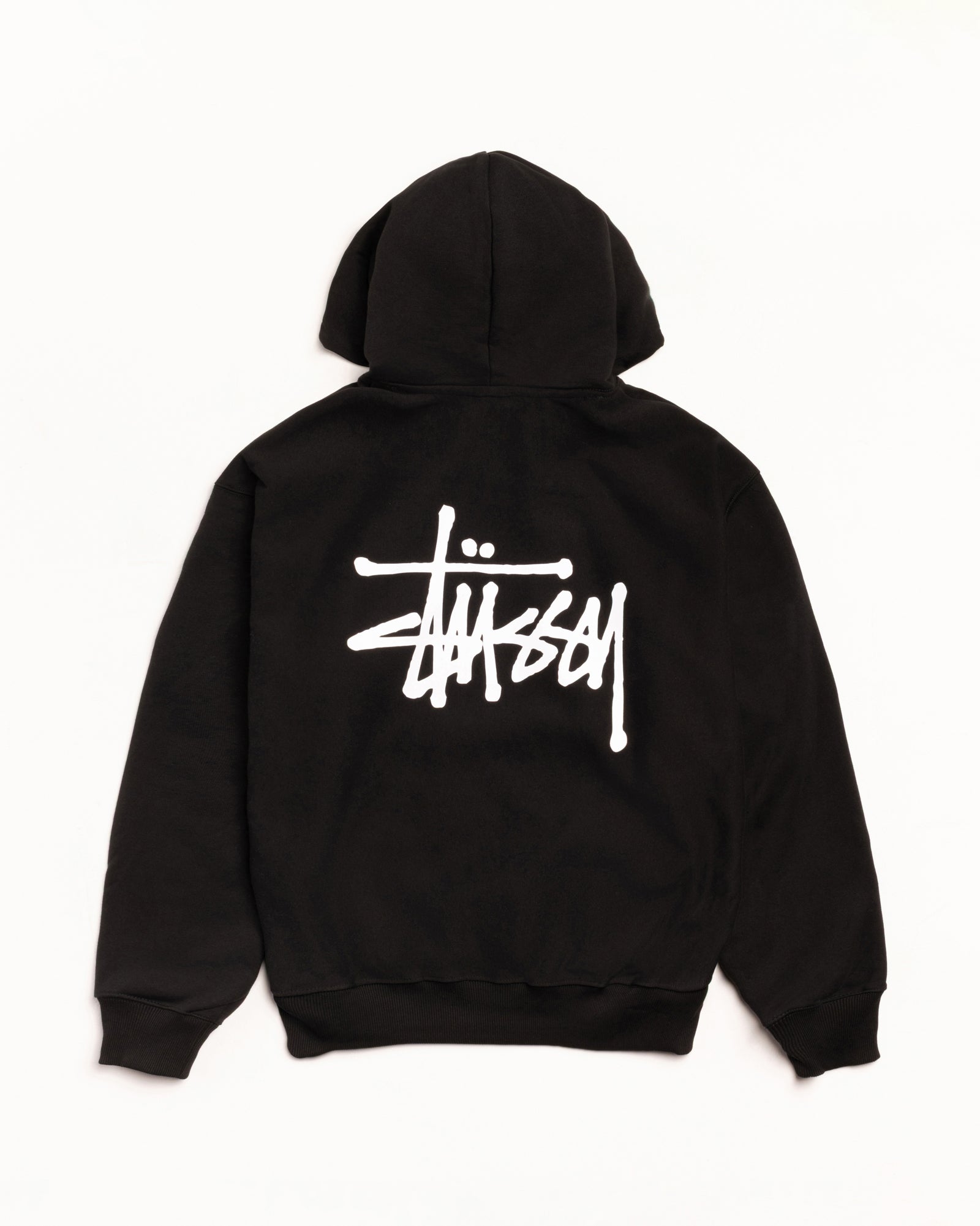 Basic Stüssy Hoodie – Black | Tee & Sweats | Stüssy Japan