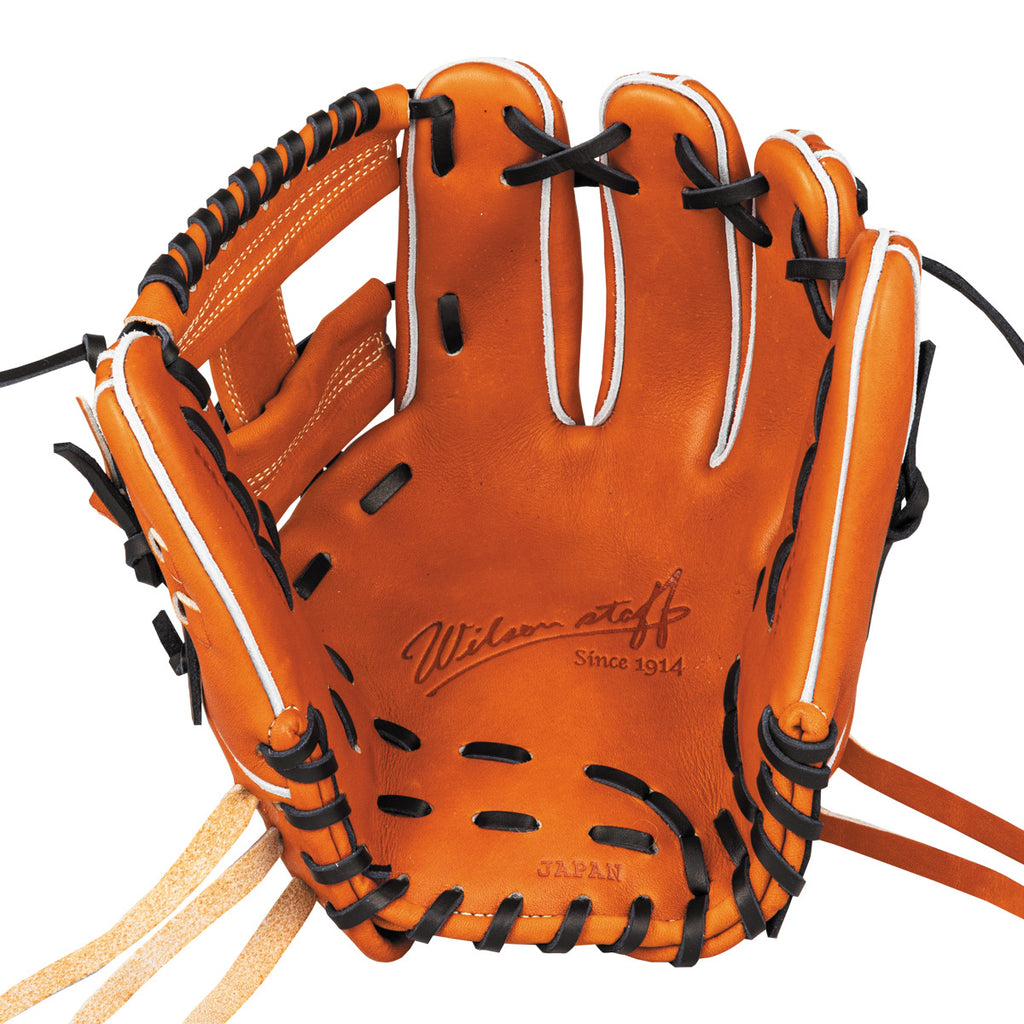 硬式用 Wilson Staff DUAL 内野手用 DS型 - Tオレンジ by Wilson Japan