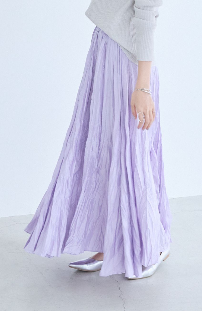 エステルクリンクルスカート｜FURRY、REYELL公式通販サイト kuih（クイ）