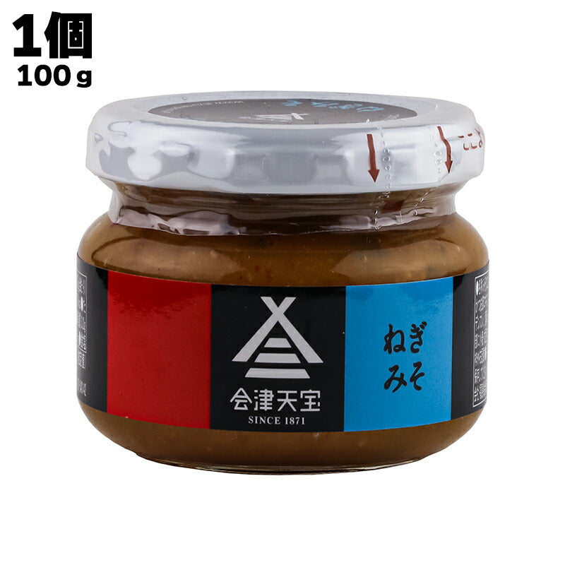 会津天宝醸造 株式会社 ねぎみそ 100g – 黒潮海苔店