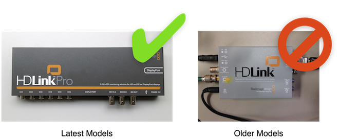 Supported HDLink models - Pomfort Knowledge Base Pomfort Knowledge