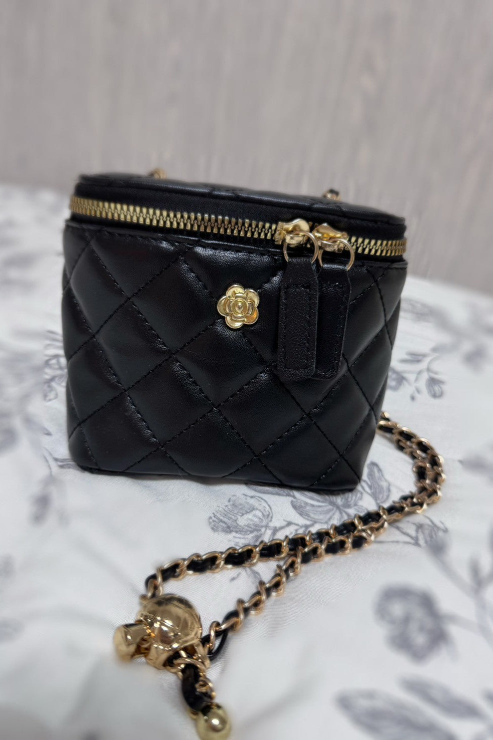 キルティングバニティショルダーバッグ KR11588