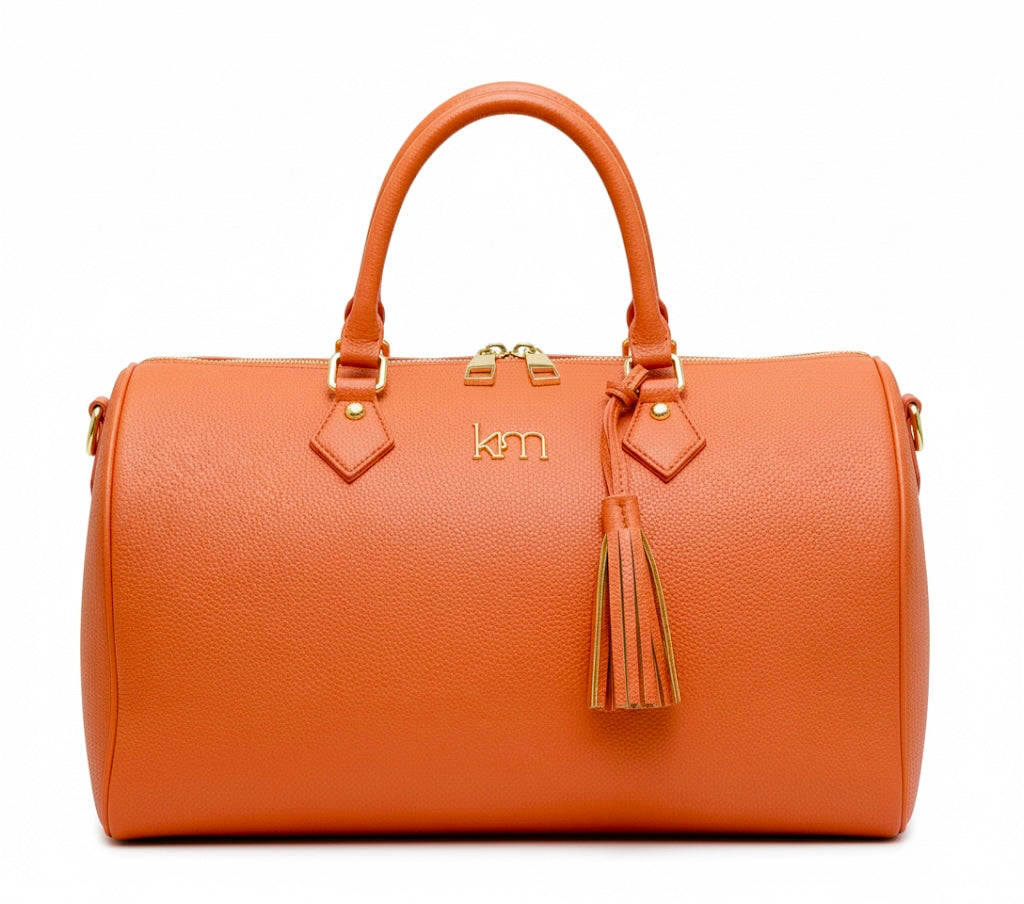Boston Bag Large | Tangerine – Khloe Modhouse