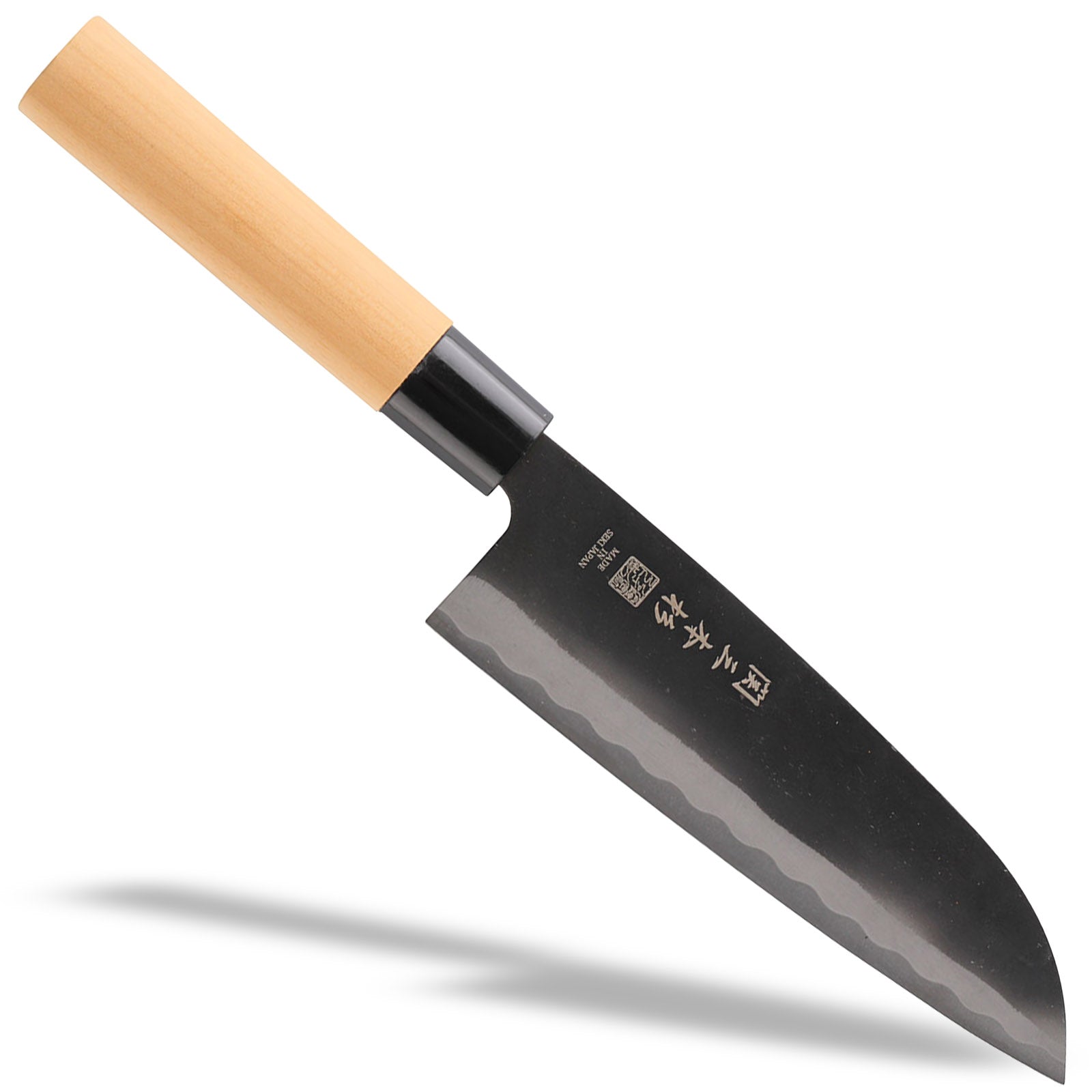 三徳包丁 165mm│黒打ち和包丁│関三本杉│家庭用包丁│関の刃物専門