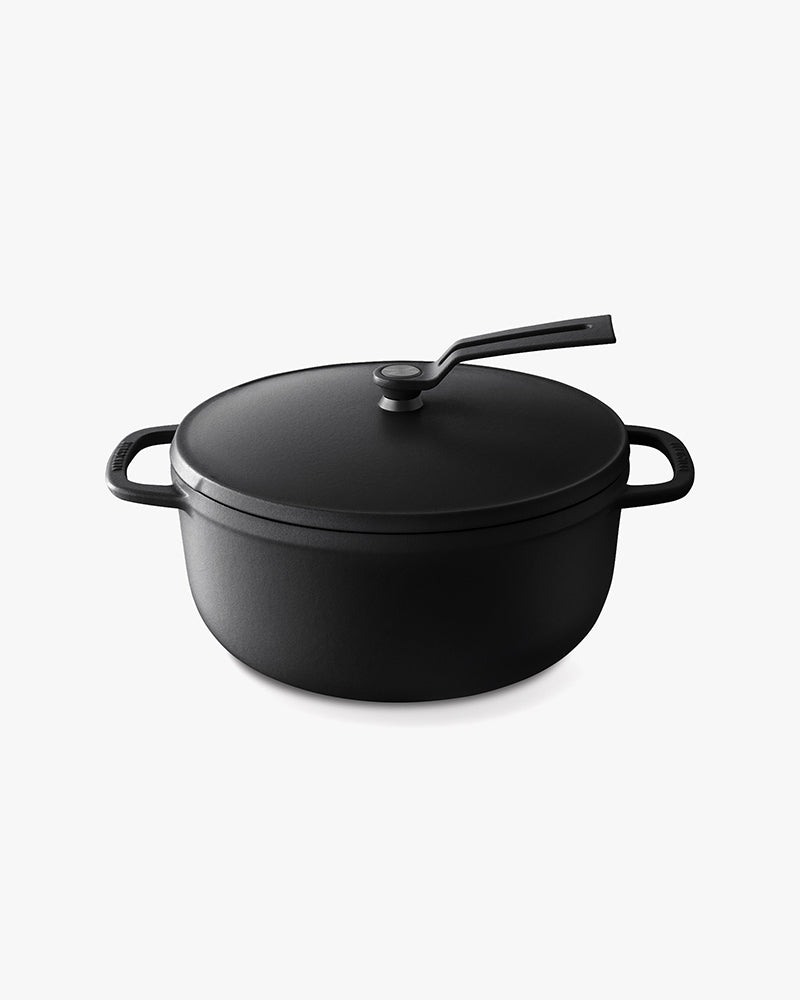 Pot 2.0, Vermicular, Standing Handle, Matte Black, 22cm – Kiriko Made