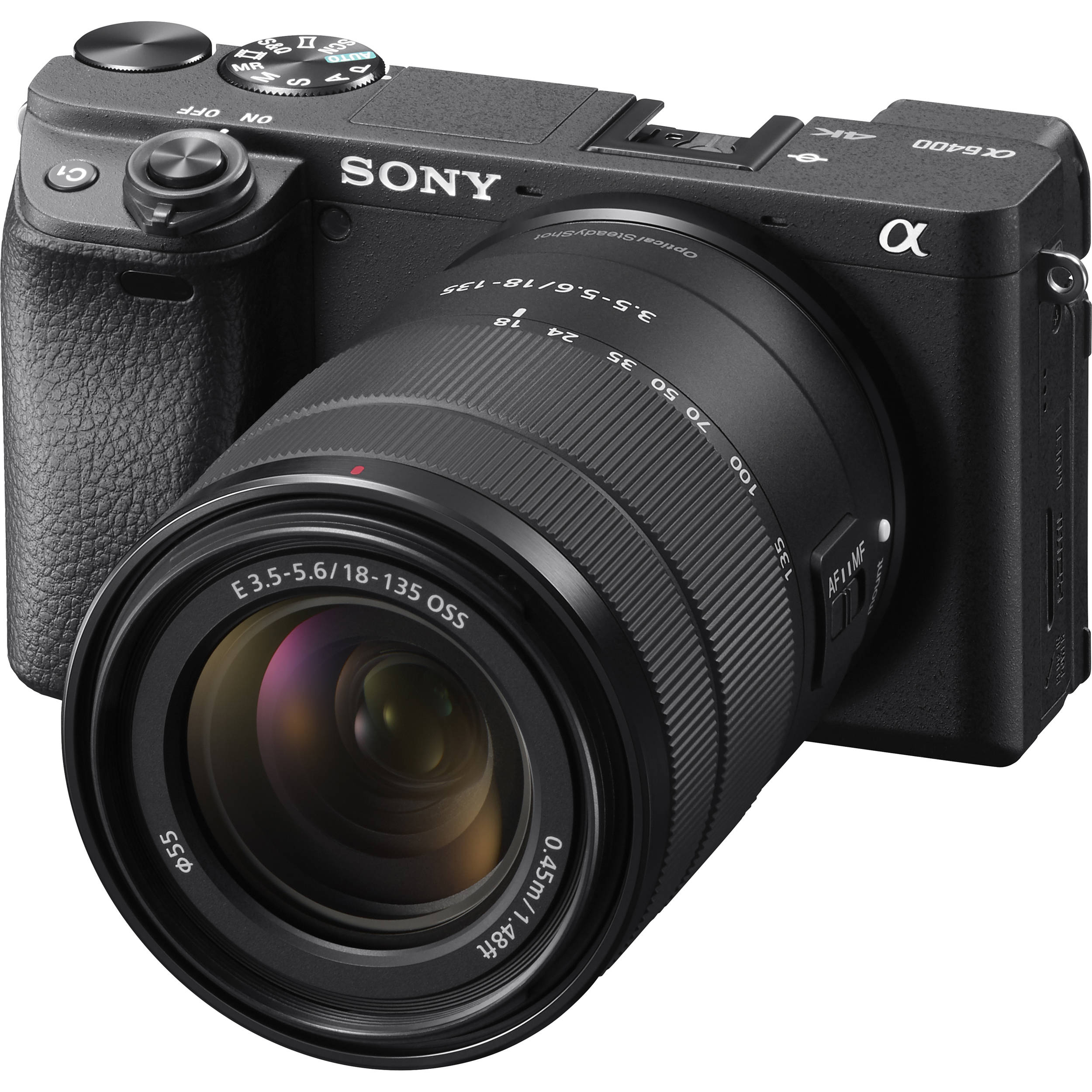 Sony Alpha a6400 Mirrorless Digital Camera with 18-135mm Lens Kit