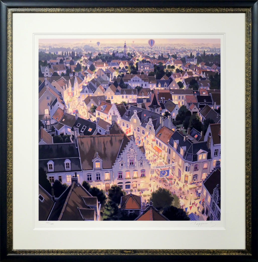 笹倉鉄平「パサージュ デ ルミエール 光の河」シルクスクリーン版画