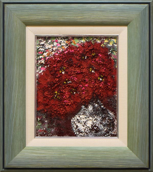 田渕眞兒油絵油彩薔薇シリーズ花No.9