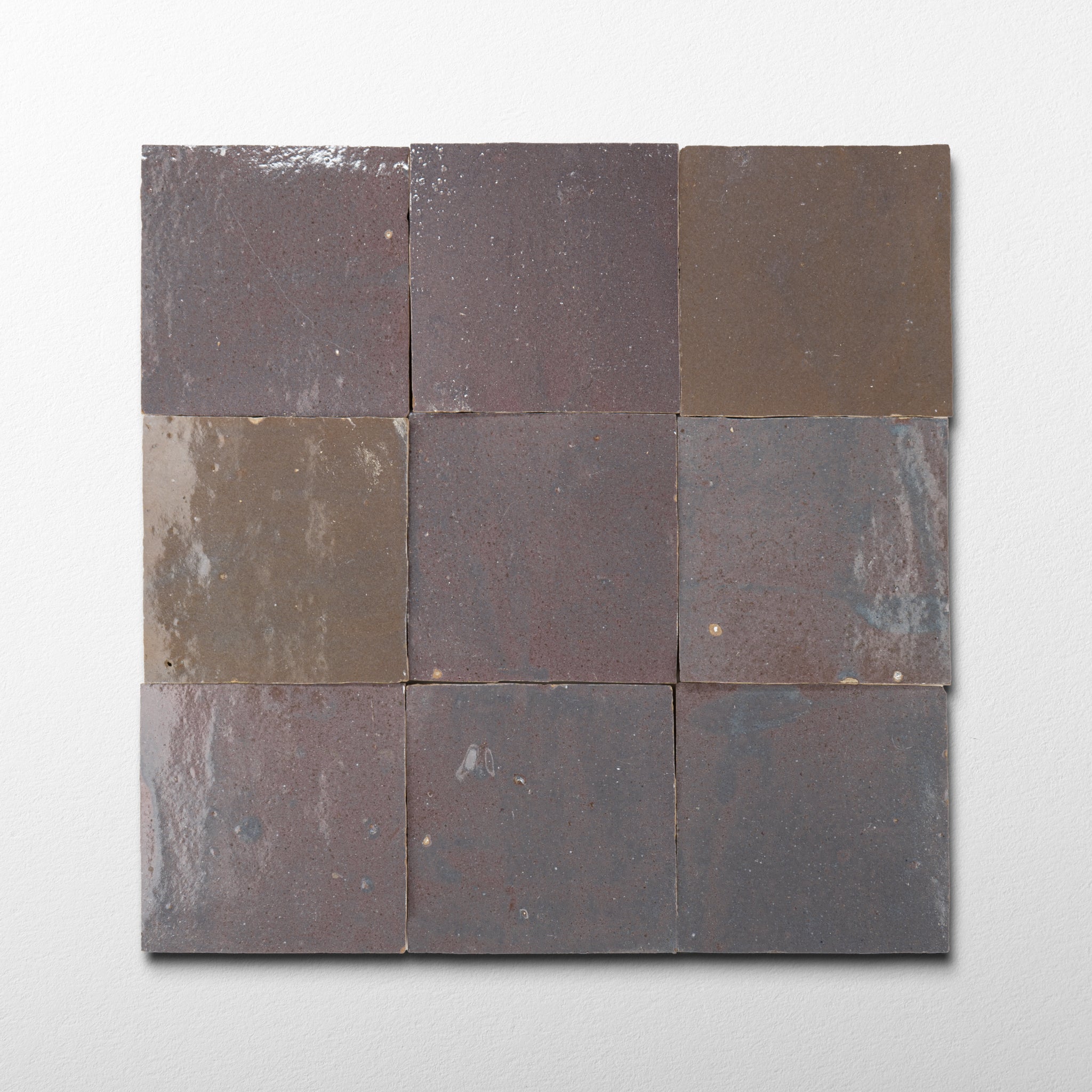 Handmade Moroccan Zellige 4x4 Rotten Plum Terracotta Tile – Tiles