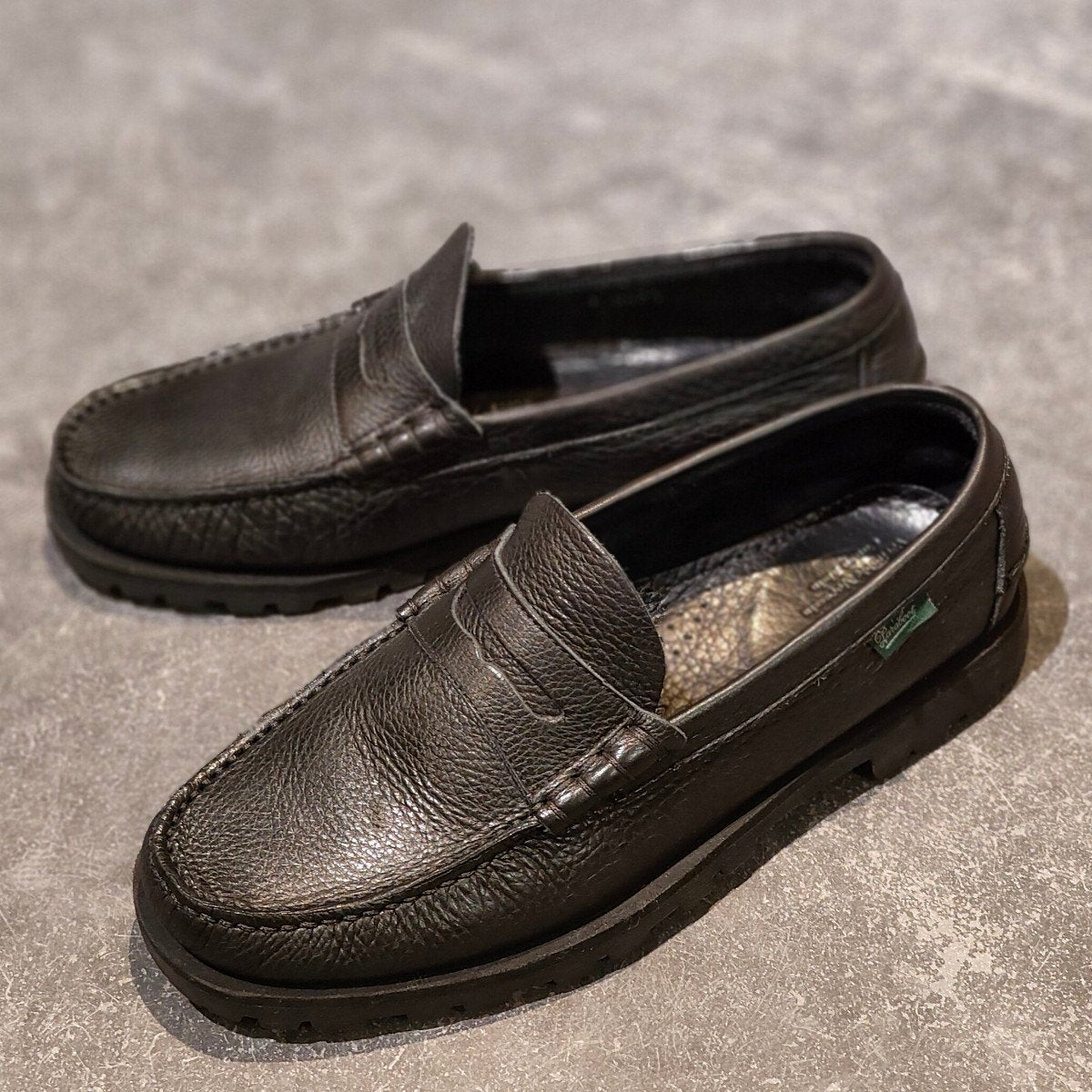 美品【PARABOOT】パラブーツ コロー ローファー グレインレザー