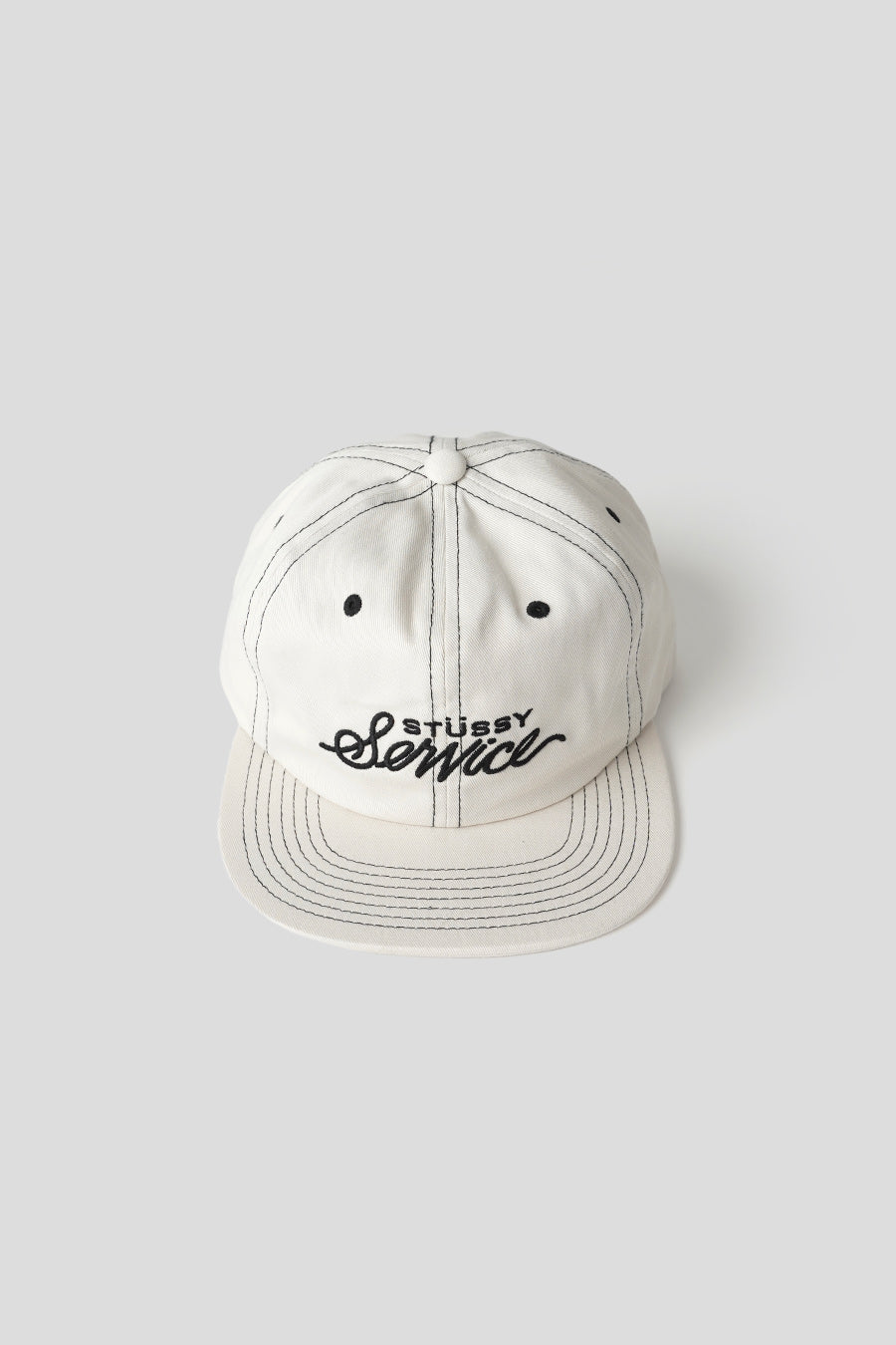 Stussy - NATURAL MID-DEPTH SERVICE STRAPBACK CAP – LE LABO STORE