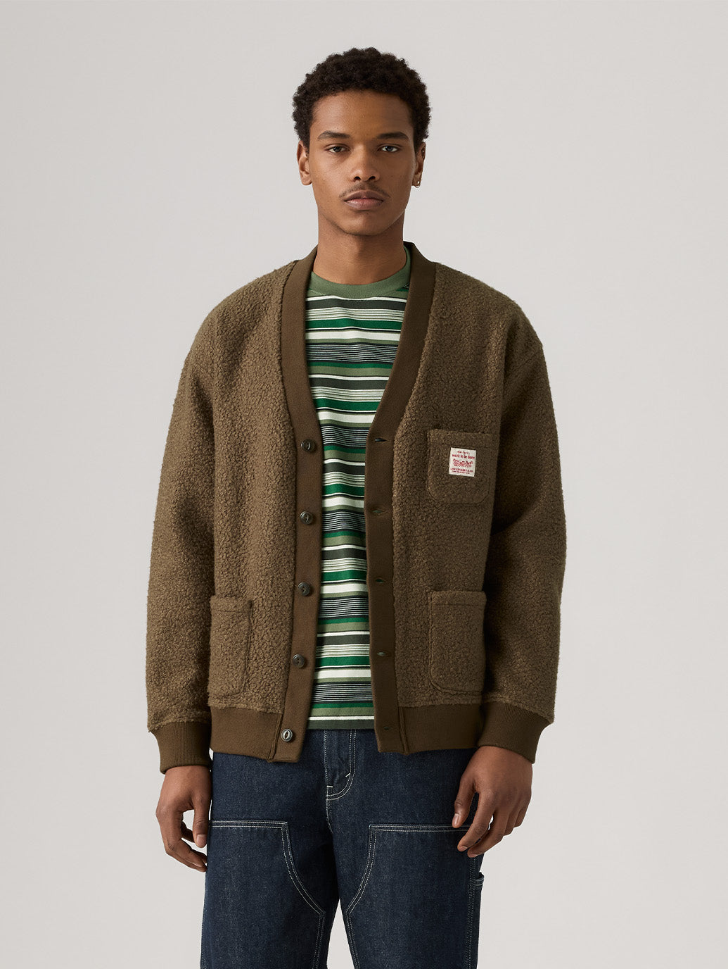 WORKWEAR カーディガン ブラウン – リーバイス®公式オンラインストア