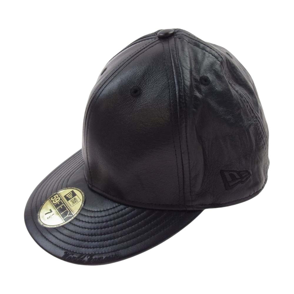 Supreme シュプリーム 07AW × NEW ERA Leather Side Logo Cap サイド