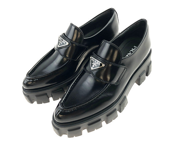 PRADA プラダ 1D663M Monolith モノリス ブラッシュド レザー ポイン