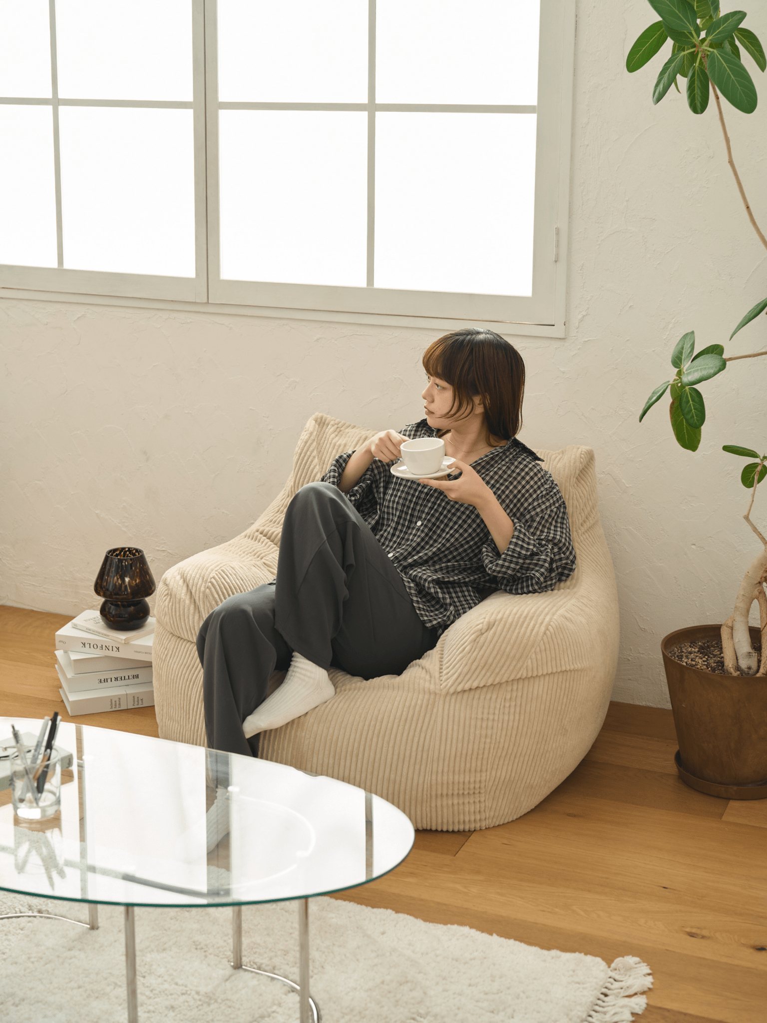 ⭐︎お値下げ中⭐︎LOOSY コーデュロイ ビーンバッグソファ