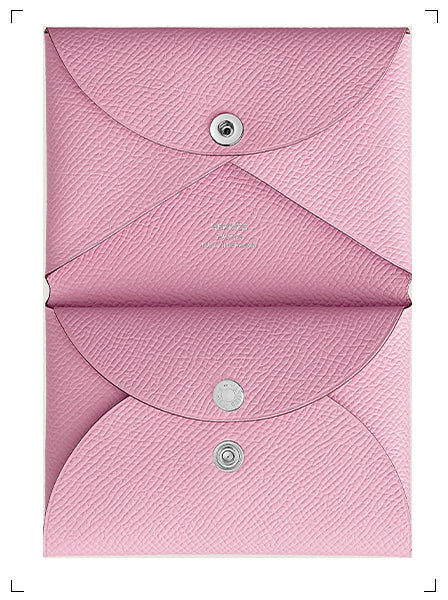 Hermes | PORTE CARTE CALVI DUO COMPACT ROSE SAKURA – PARISWAVE.COM